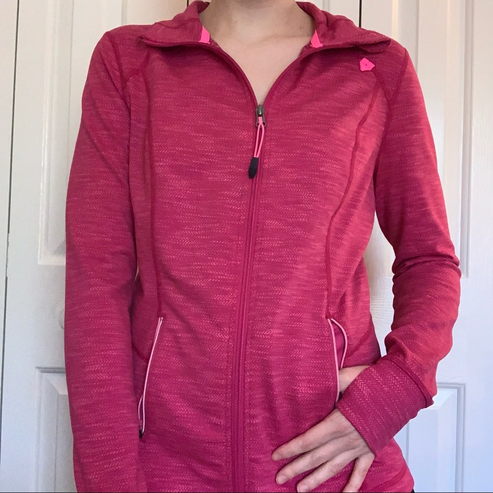 Pink activewear jacket